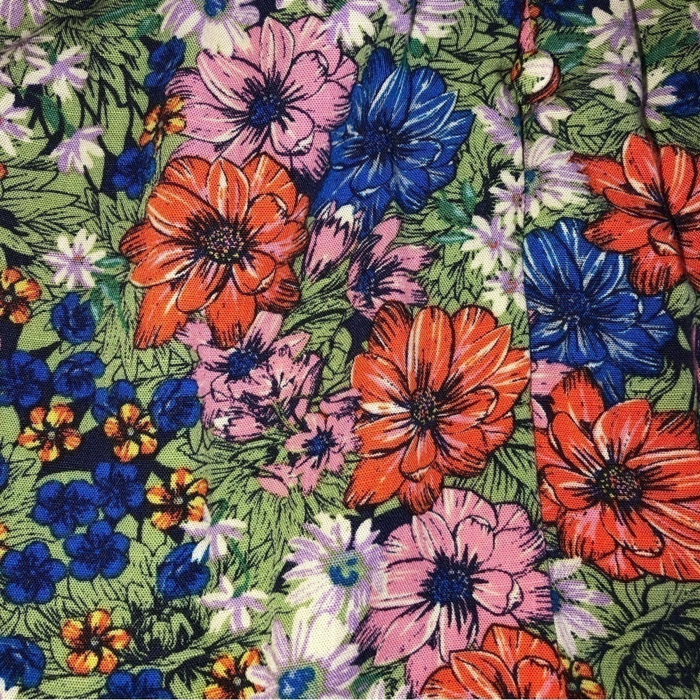Wild Fable Floral Print Jumper Style Sundress Size Small Crochet Cottage Prairie - Picture 2 of 10